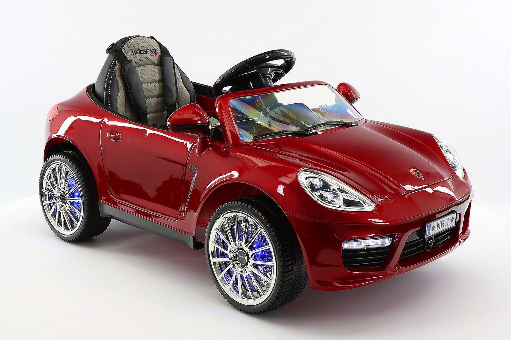 Kiddie Roadster 12V Kids Electric Ride-On Car with R/C Parental Remote | Cherry Red