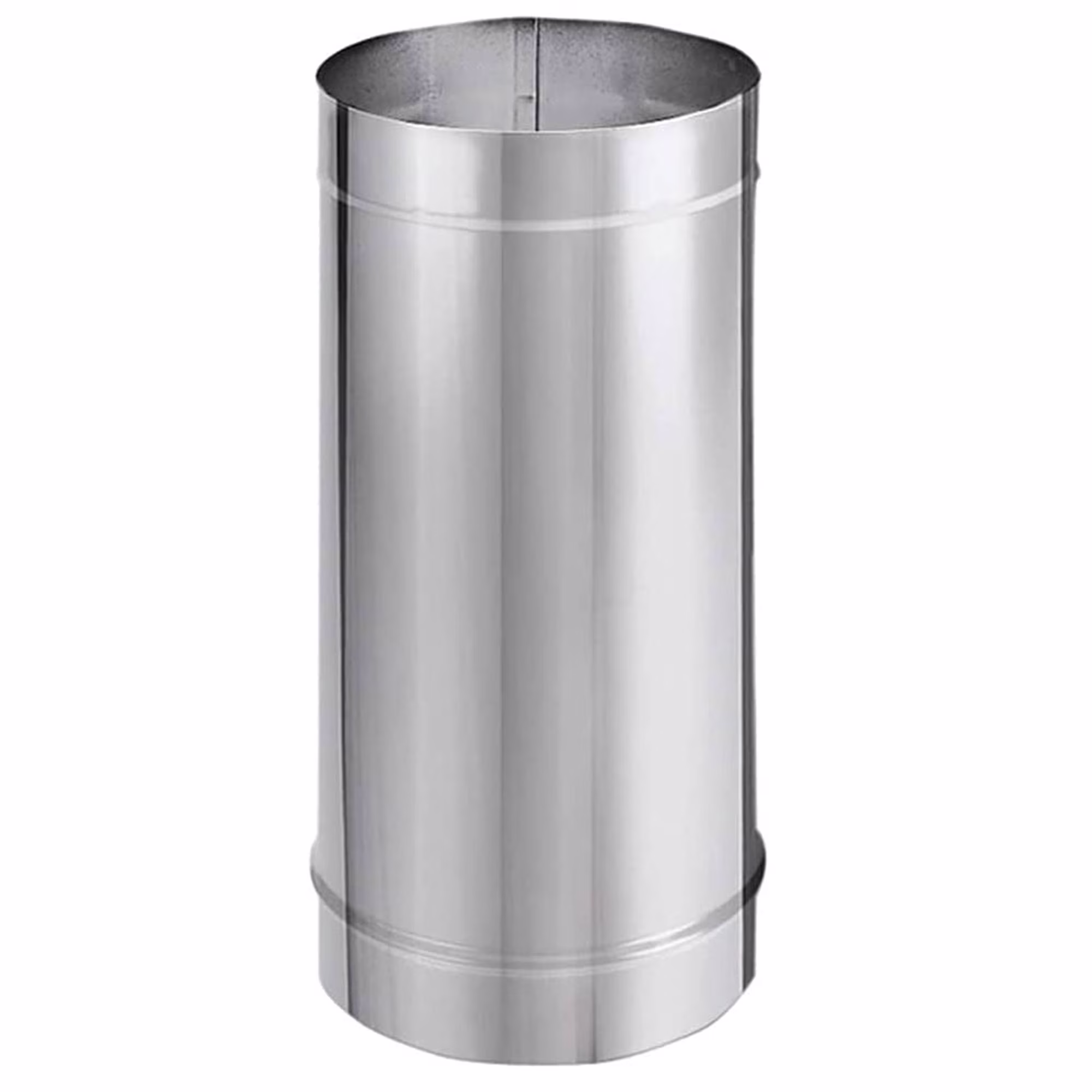 M&G DuraVent 115028 8 x 48 in. DuraBlack Stove Pipe Single Wall - Stainless Steel
