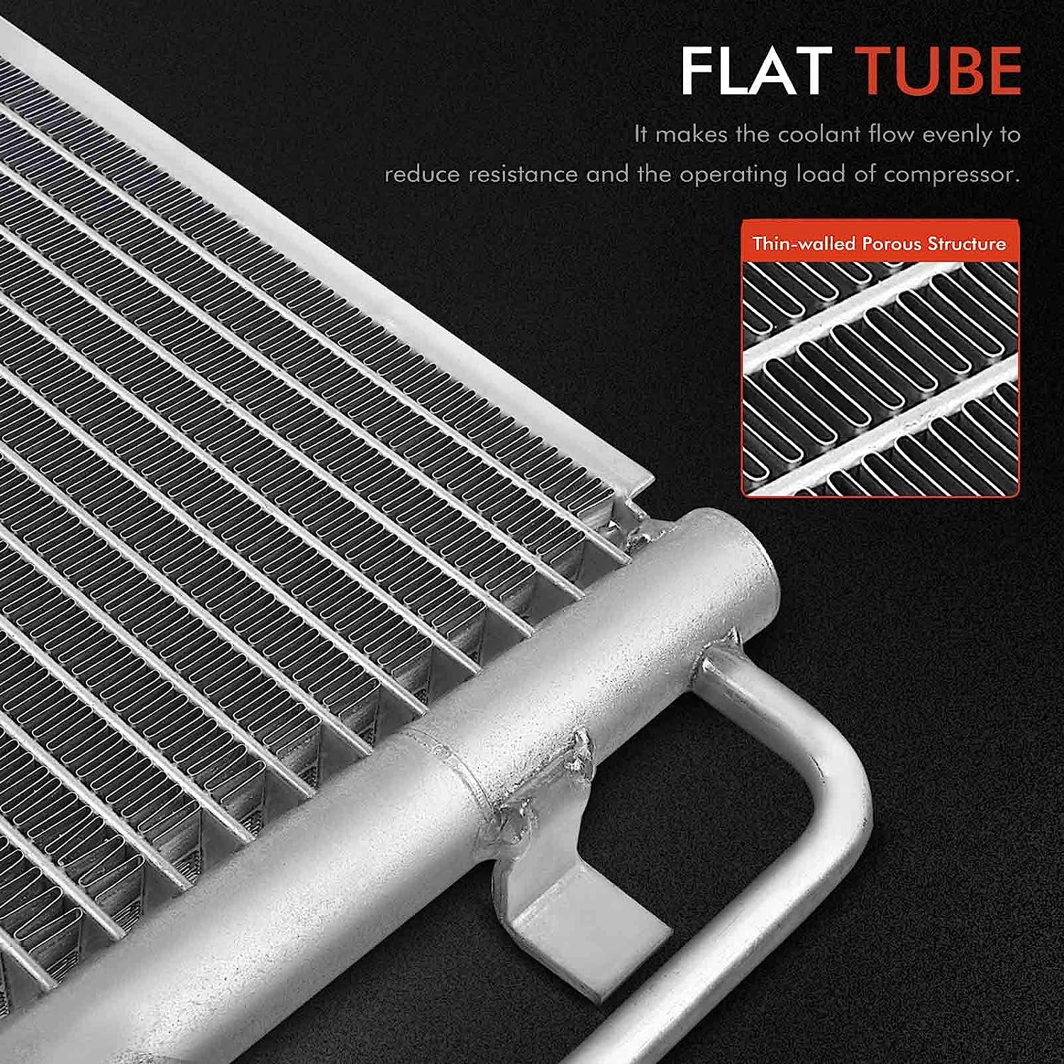 A-Premium Air Conditioning A/C Condenser Compatible with Lexus SC430 2002-2010 V8 4.3L, Replace# 3045, 8846024090