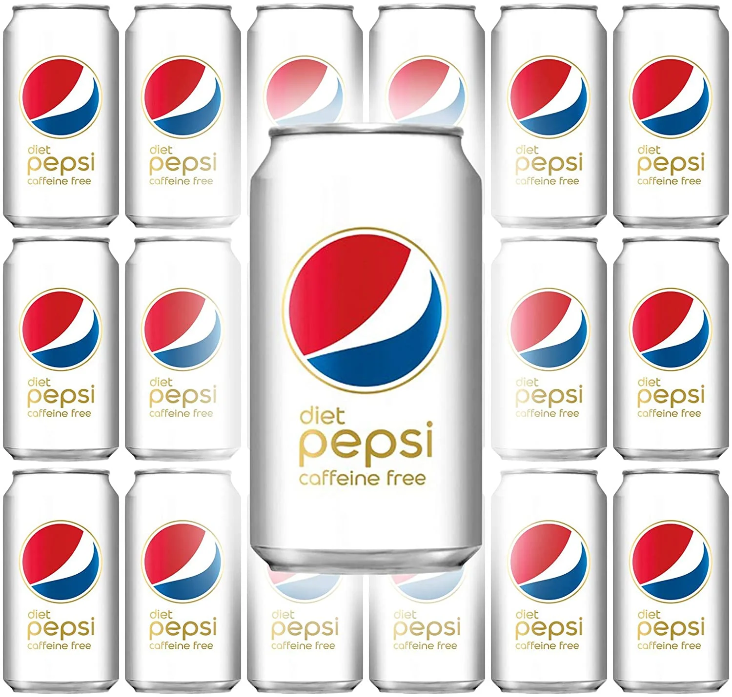 Diet Pepsi Caffeine Free Soda 12oz Cans (Pack of 18)