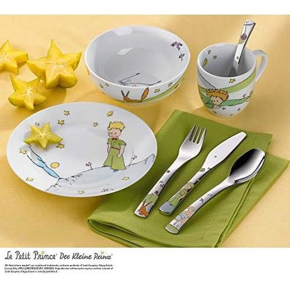 Children Crockery-Set 6-Pieces The Kleine Cromargan 18/10 Stainless Steel Brushed Suitable From 3 Years