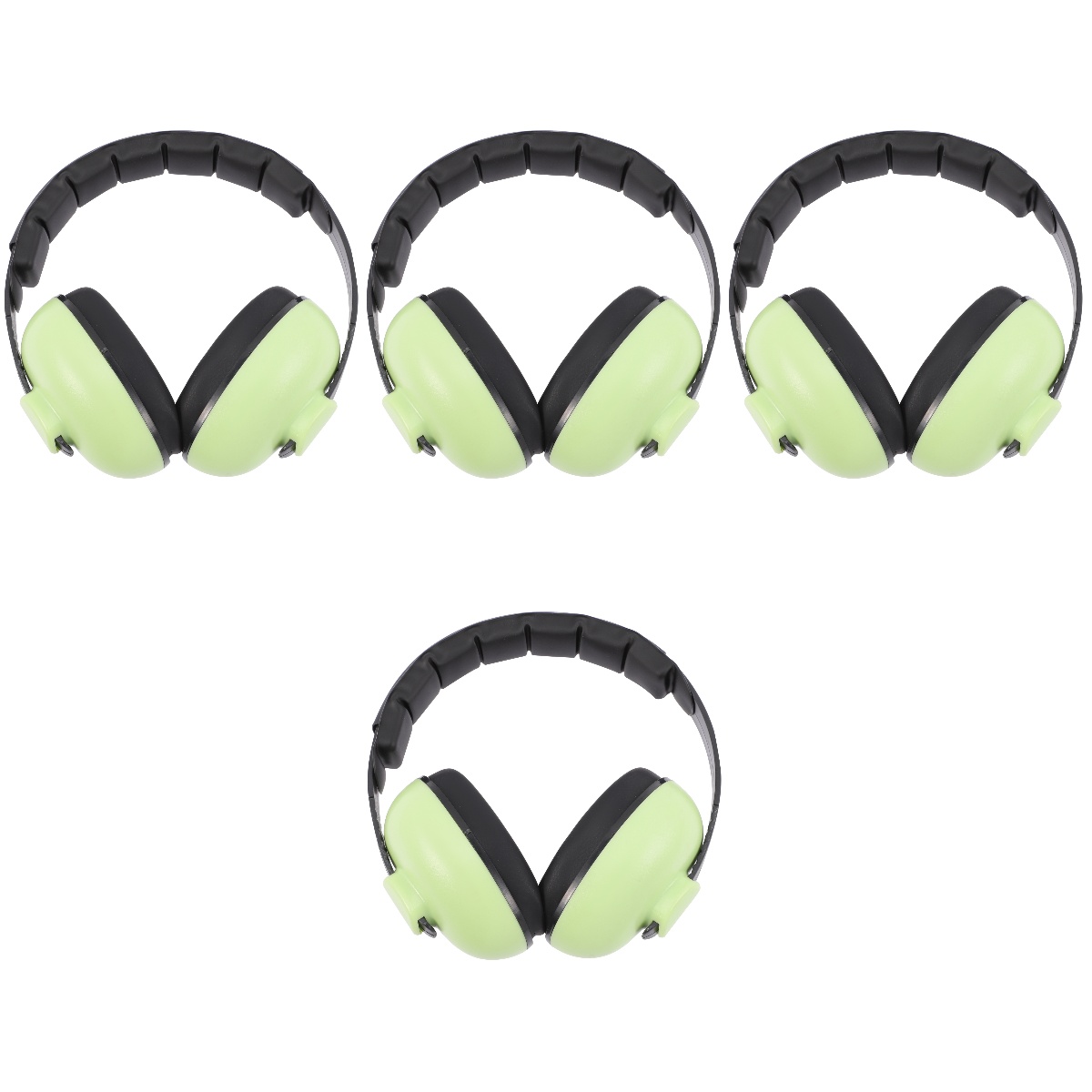 NICEXMAS 4pcs Kids Noise Cancelling Headphones Adjustable Noise Reduction Headphone for Home