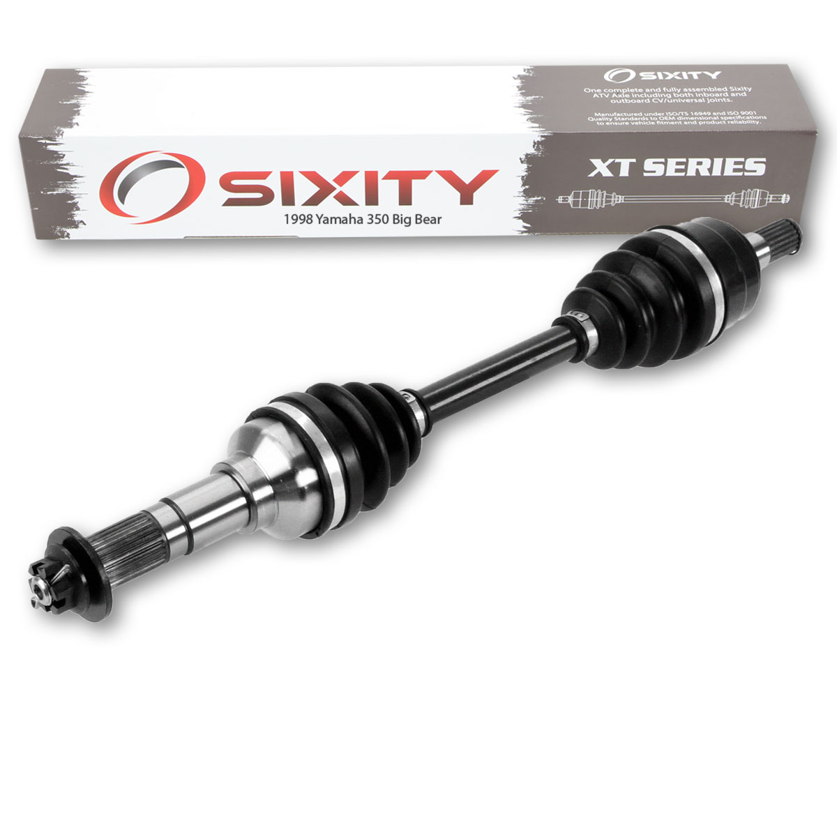 Sixity XT Front Right Axle compatible with Yamaha Big Bear 350 1998 - YFM350FWBK BKC 4X4