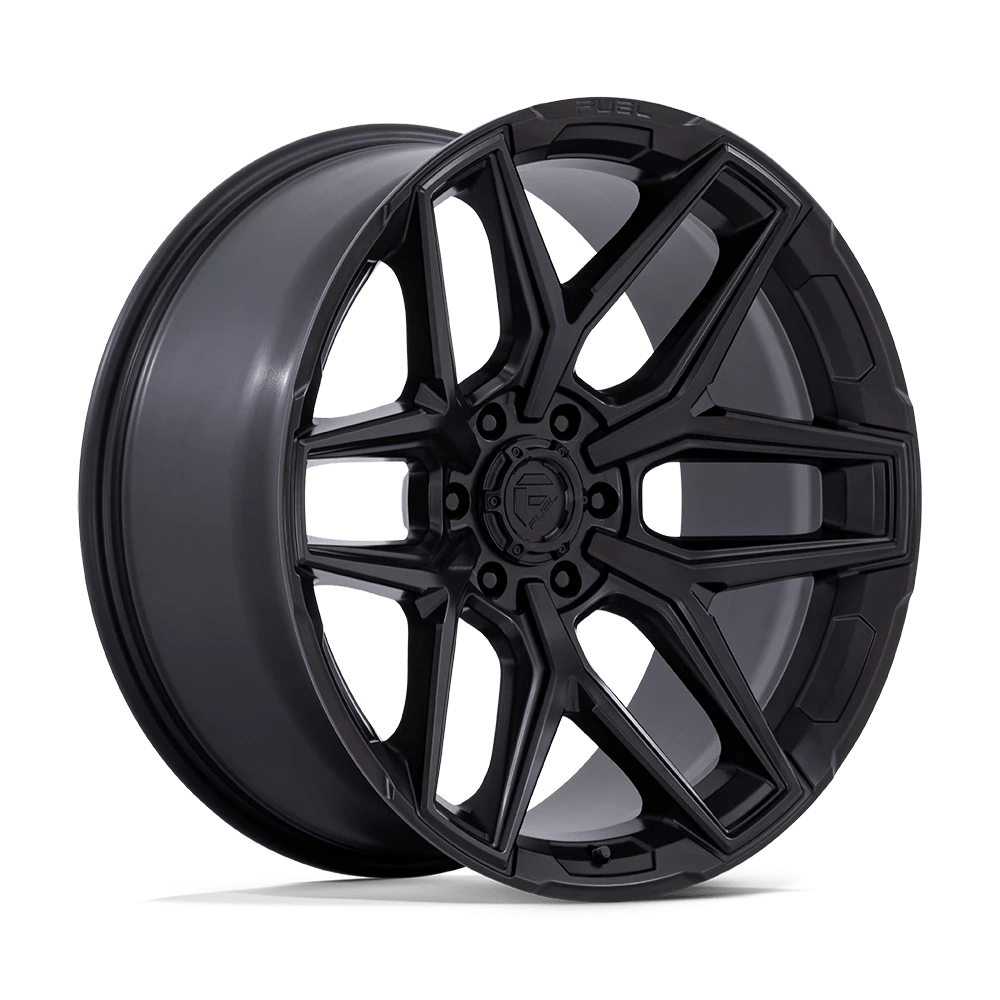 Fuel 1PC FLUX 20X10 8X165.1 -18 BLACKOUT Wheel Rim (QTY: 1)