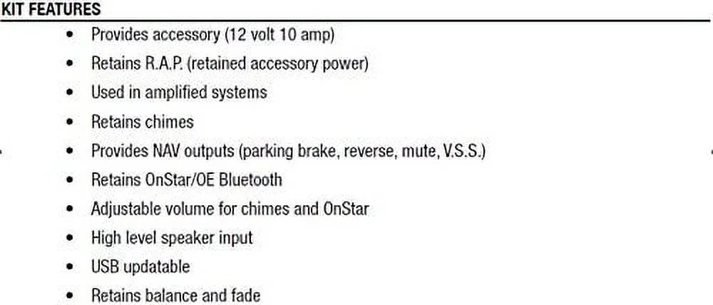 Cadillac 1997-2005 Bose Interface