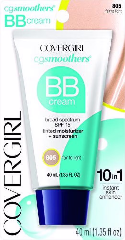COVERGIRL Smoothers Lightweight BB Cream Fair to Light, 1.35 fl oz (Pack of 2)