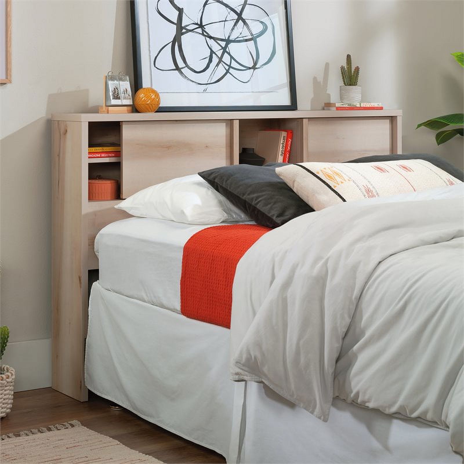 Pemberly Row Engineered Wood Full/Queen Headboard in Pacific Maple