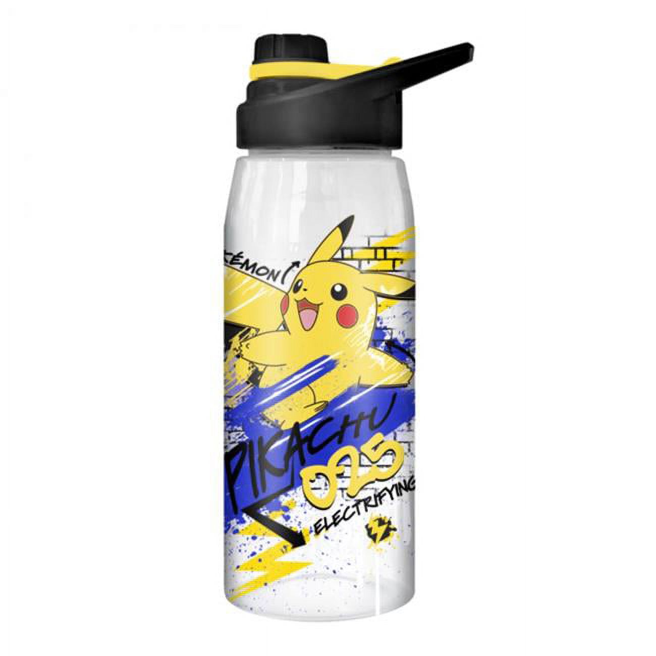 28 oz Pikachu Water Bottle with Screw Lid