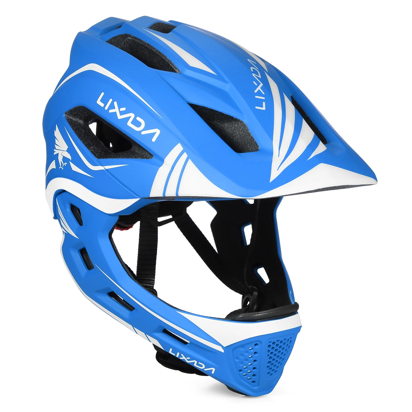 Lixada Children Safety Bike Helmet Detachable Full Face Headgear for Cycling and Skateboarding