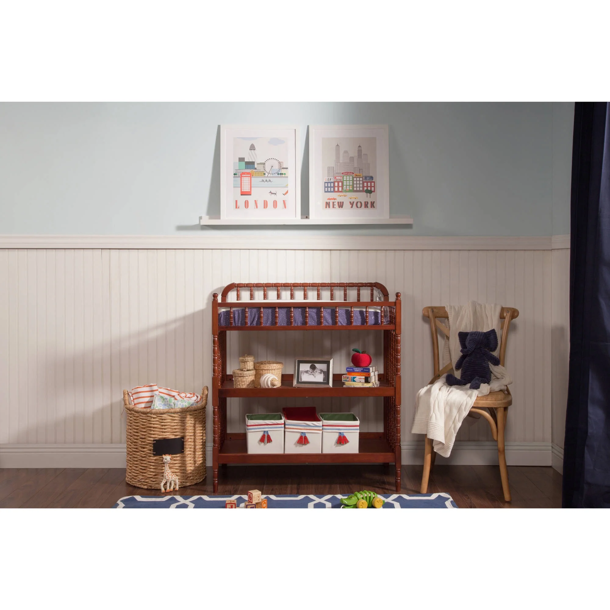 DaVinci Jenny Lind Changing Table in Rich Cherry Finish