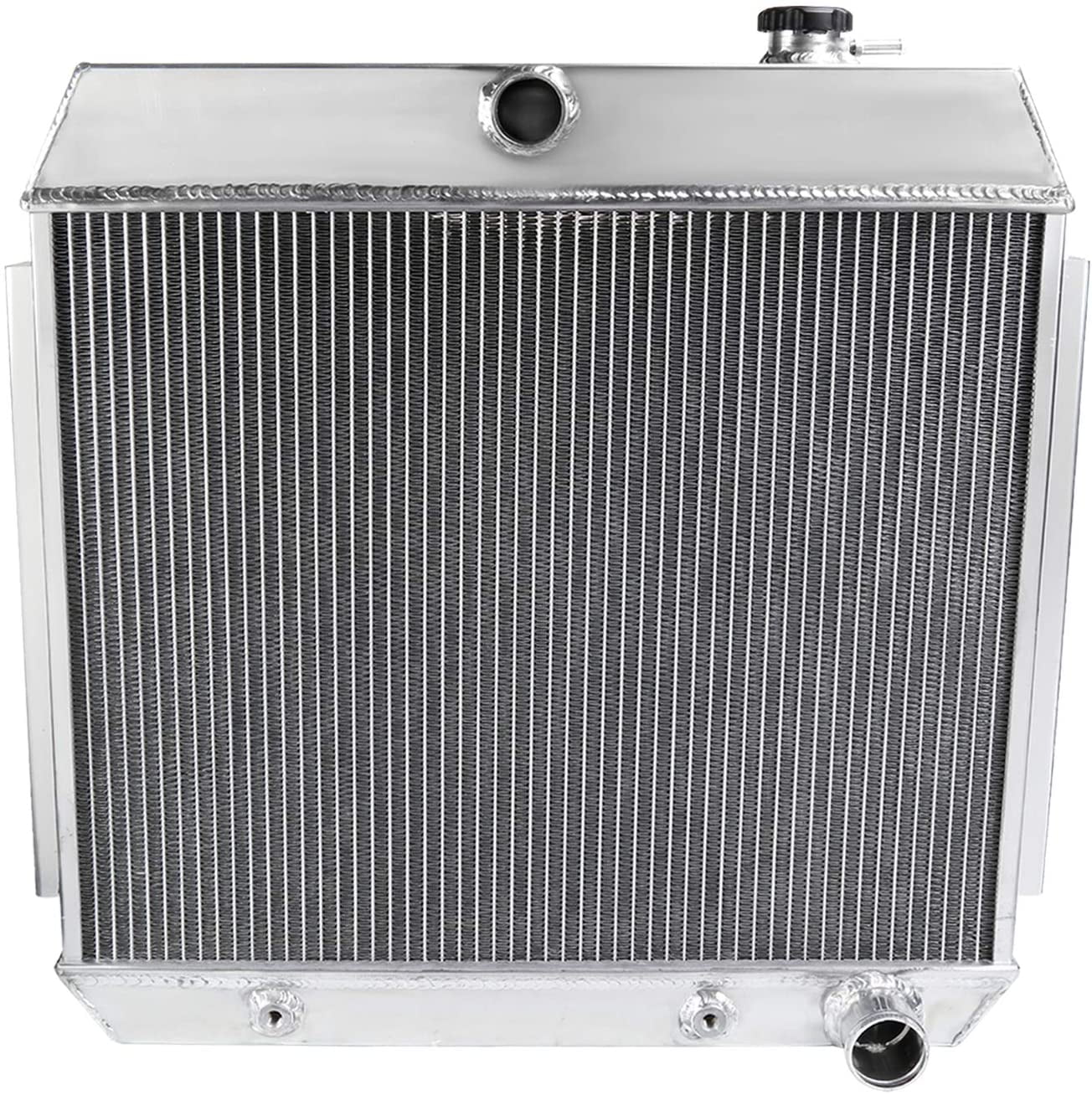 62mm 3Row Aluminum Radiator For 1955-1957 Chevy Bel Air Nomad V8 MT 1955 1956 1957