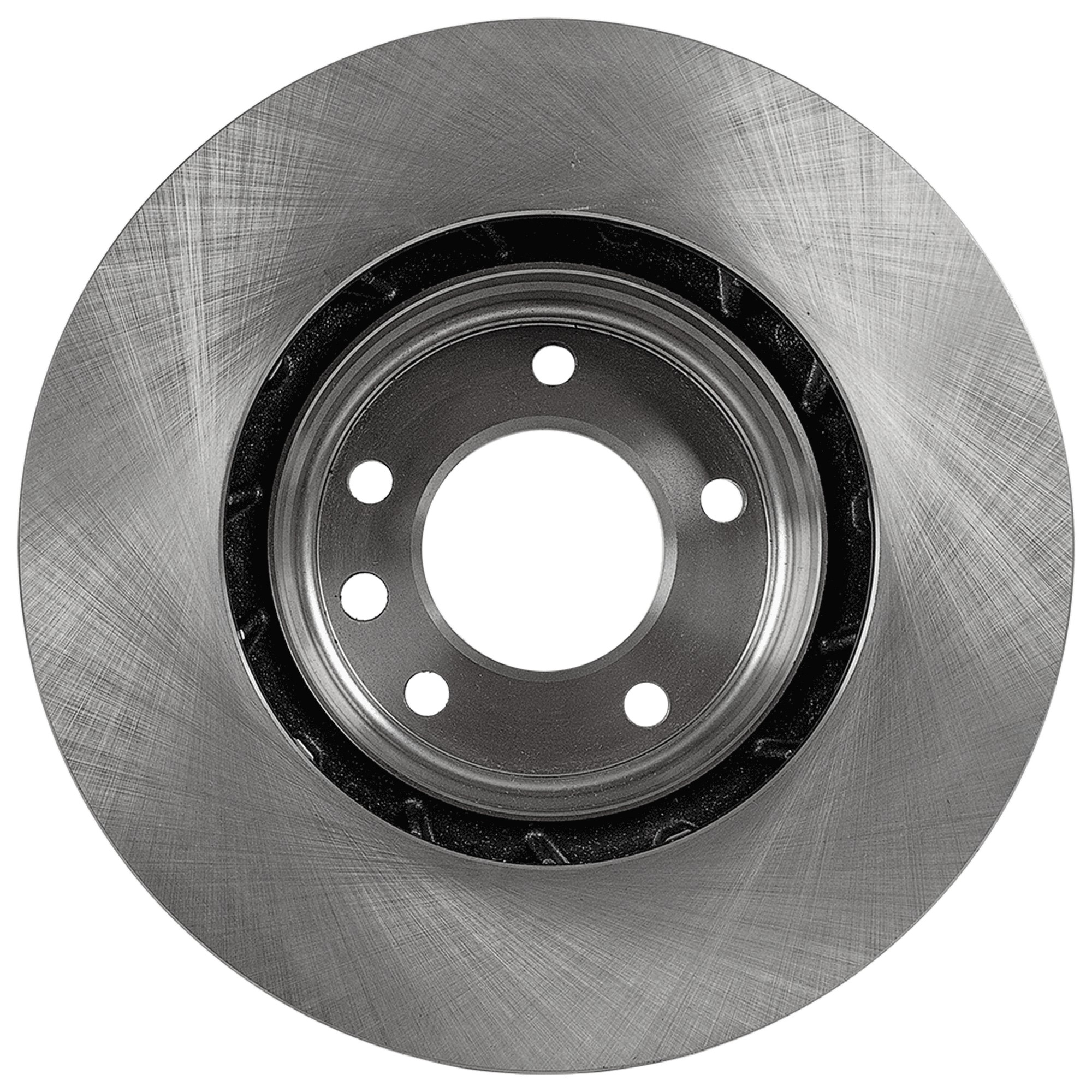 Front Passenger Side Brake Disc Plain Surface Vented Pro-Line Series fits 2004-2017 Volkswagen Touareg