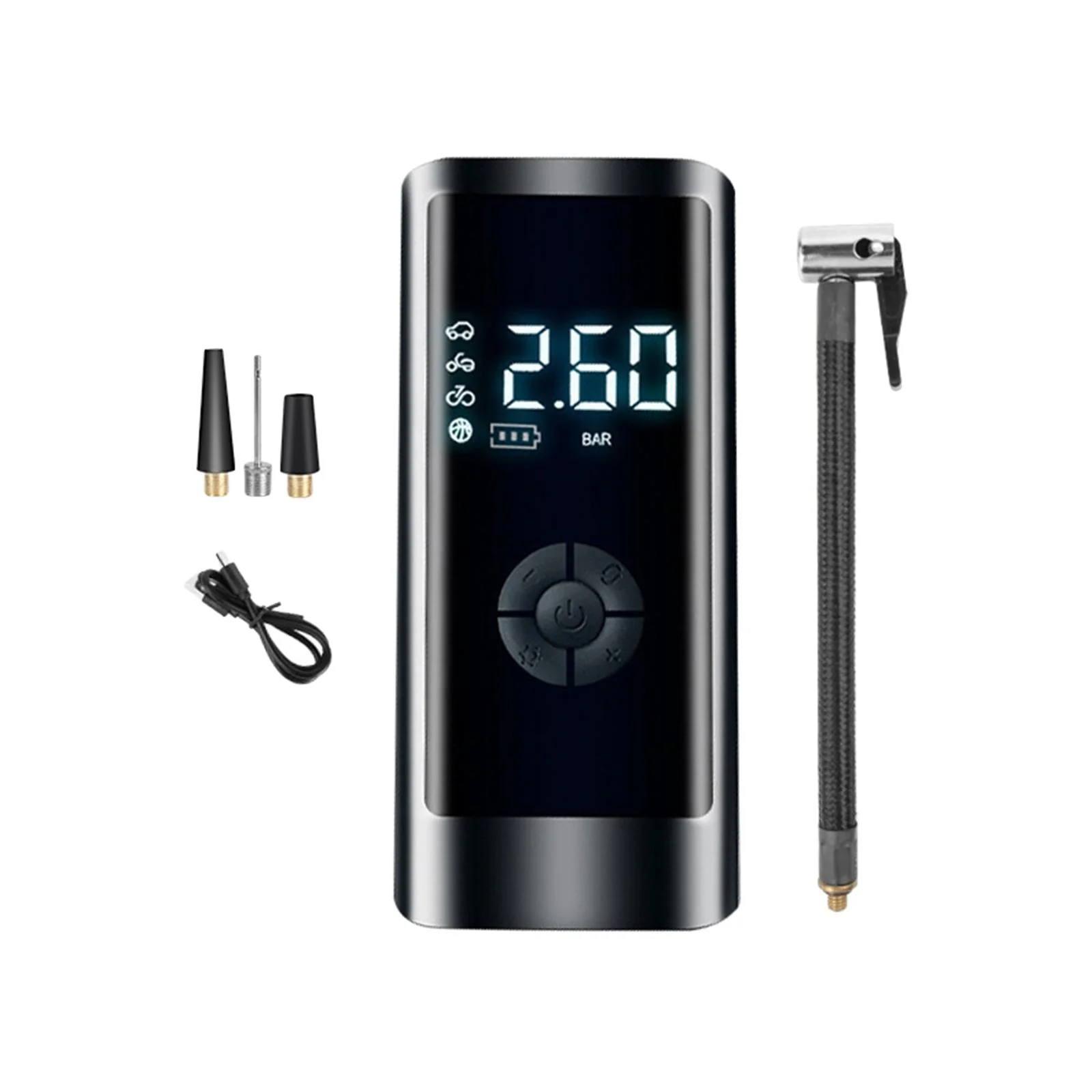 Air Compressor Tire Inflator Tire Inflator for Bicycles Cars Wireless