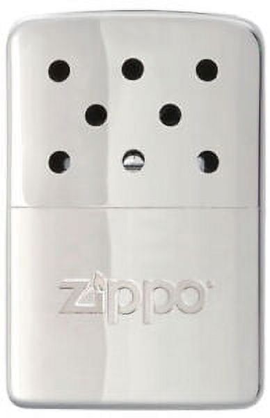 Zippo Refillable Deluxe Chrome 6 Hour Hand Warmer With Pouch & Filling Cup 40321