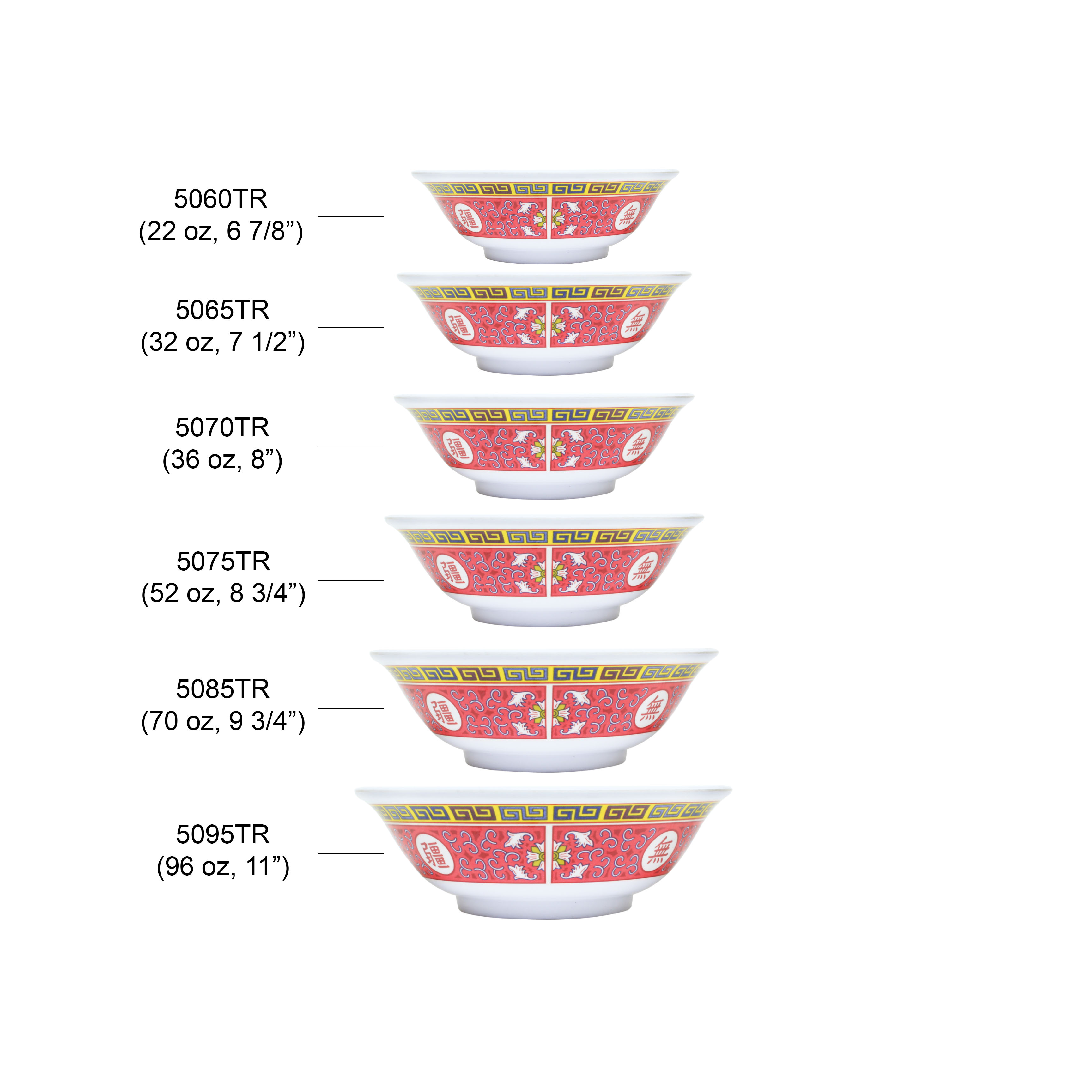 Excellante Longevity Melamine Dinnerware Collection 22 Oz, 6 7/8