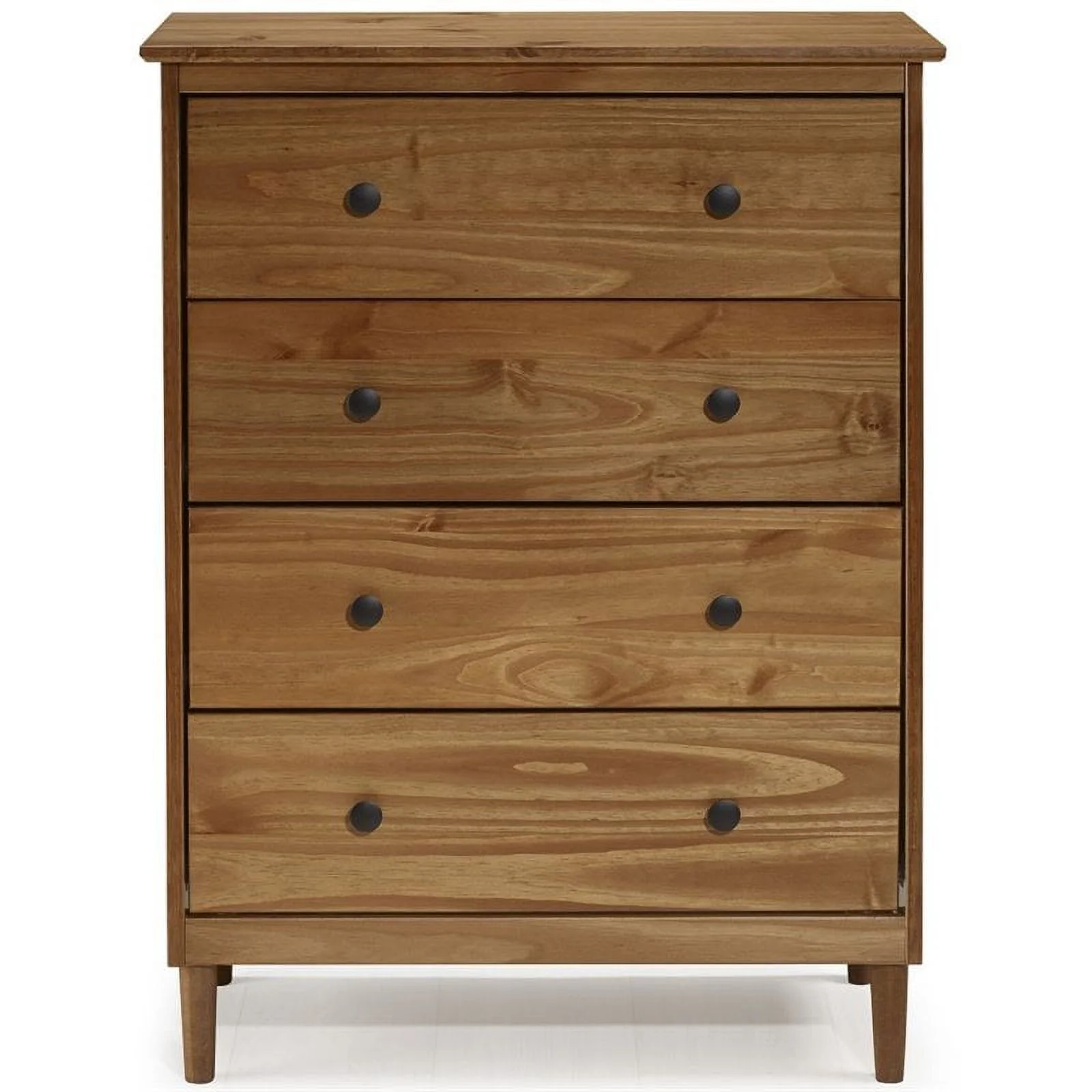 Pemberly Row 4 Drawer Dresser in Caramel