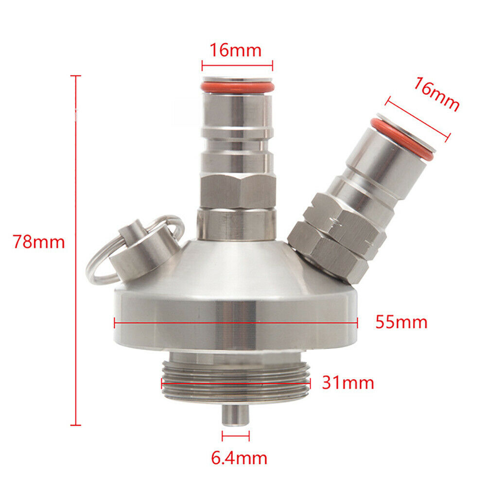 Mini Keg Beer Dispenser Stainless Steel Beer Growler Spear Distribute Tap Beer Wine Tool