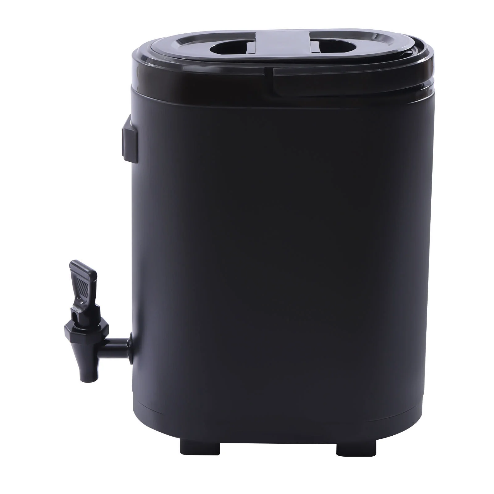 2.64 Gallon Black Insulated Hot Cold Catering Beverage Drink Dispenser Coffee