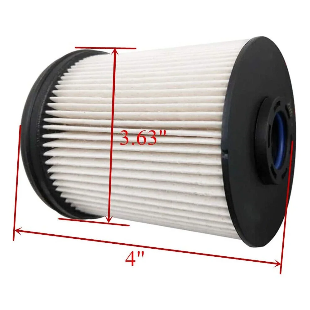 ACA TP1015 Fuel Filter And 134001 Housing Cap Silver Replacement For Duramax 6.6L 2017-2020 Chevy Silverado/GMC Sierra 2500HD 3500HD L5P Diesel Engine