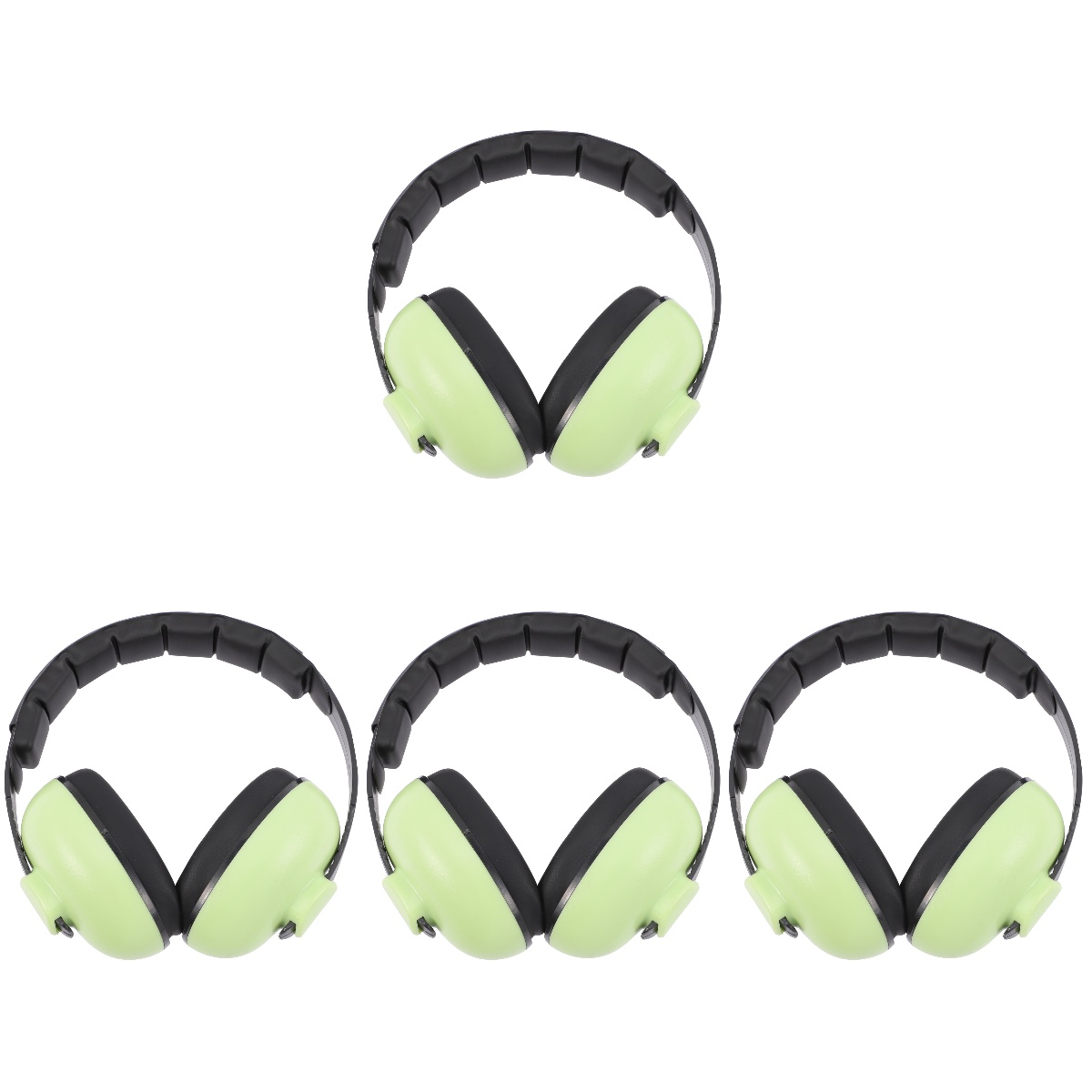 NICEXMAS 4pcs Kids Noise Cancelling Headphones Adjustable Noise Reduction Headphone for Home