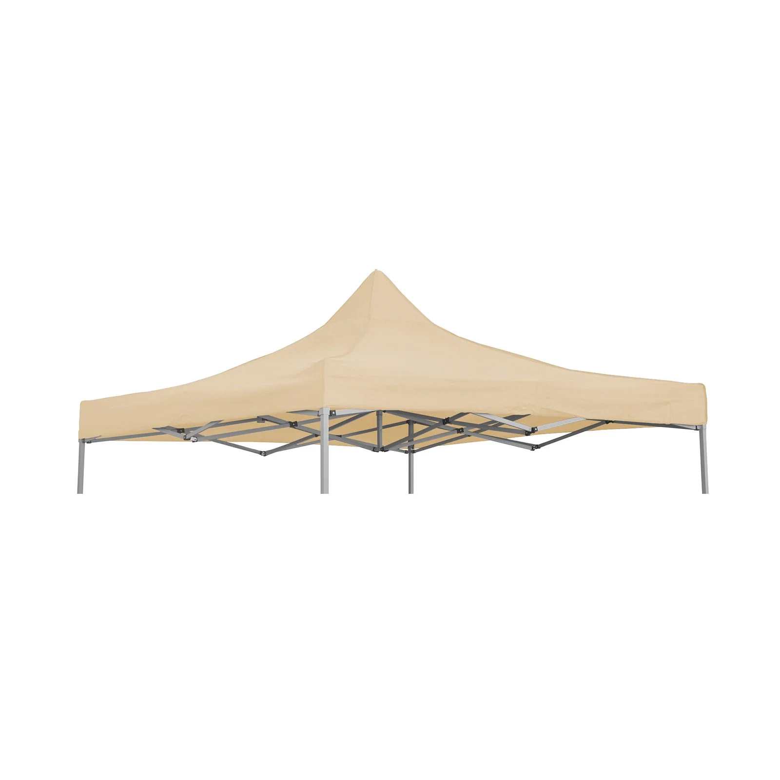 9.6' x 9.6' Square Replacement Canopy Gazebo top Assorted Colors by Trademark Innovations (White)