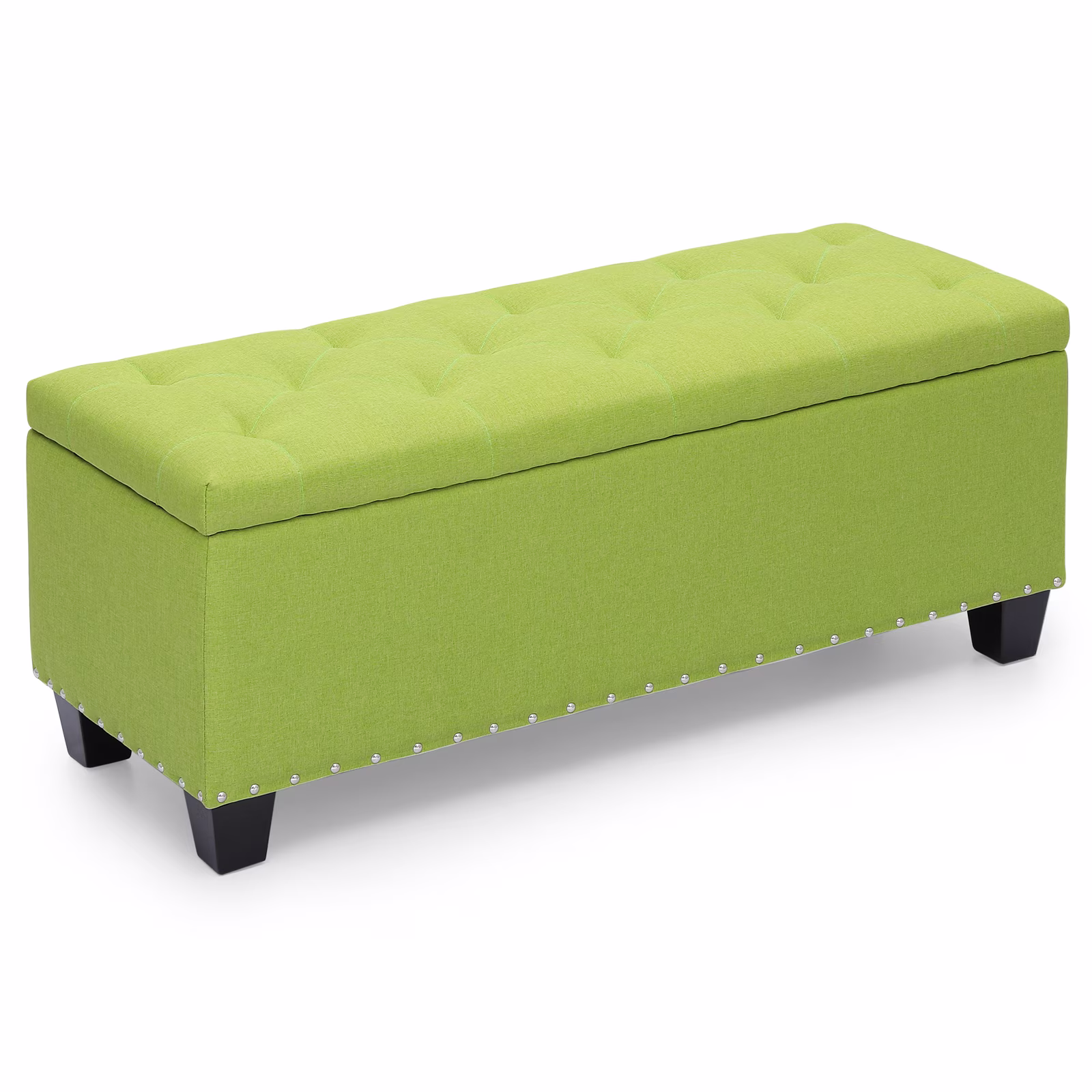 MoNiBloom Microfiber Ottoman with Storage, 42