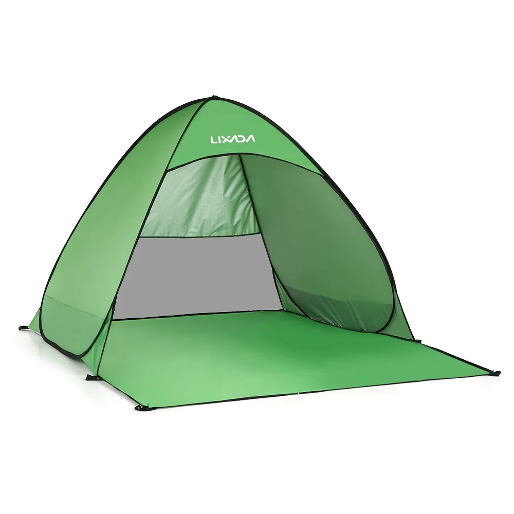 Lixada Instant Pop Up Sun Shelter, Lightweight Beach Tent for Camping and Fishing