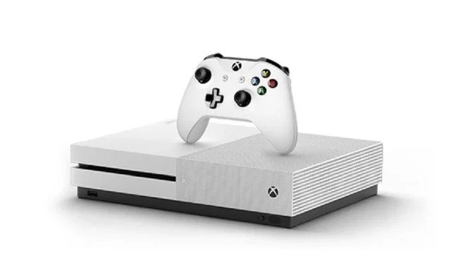 Microsoft Xbox One S 1TB Gaming Console White with 2 Controller Headset Cleaning Kit