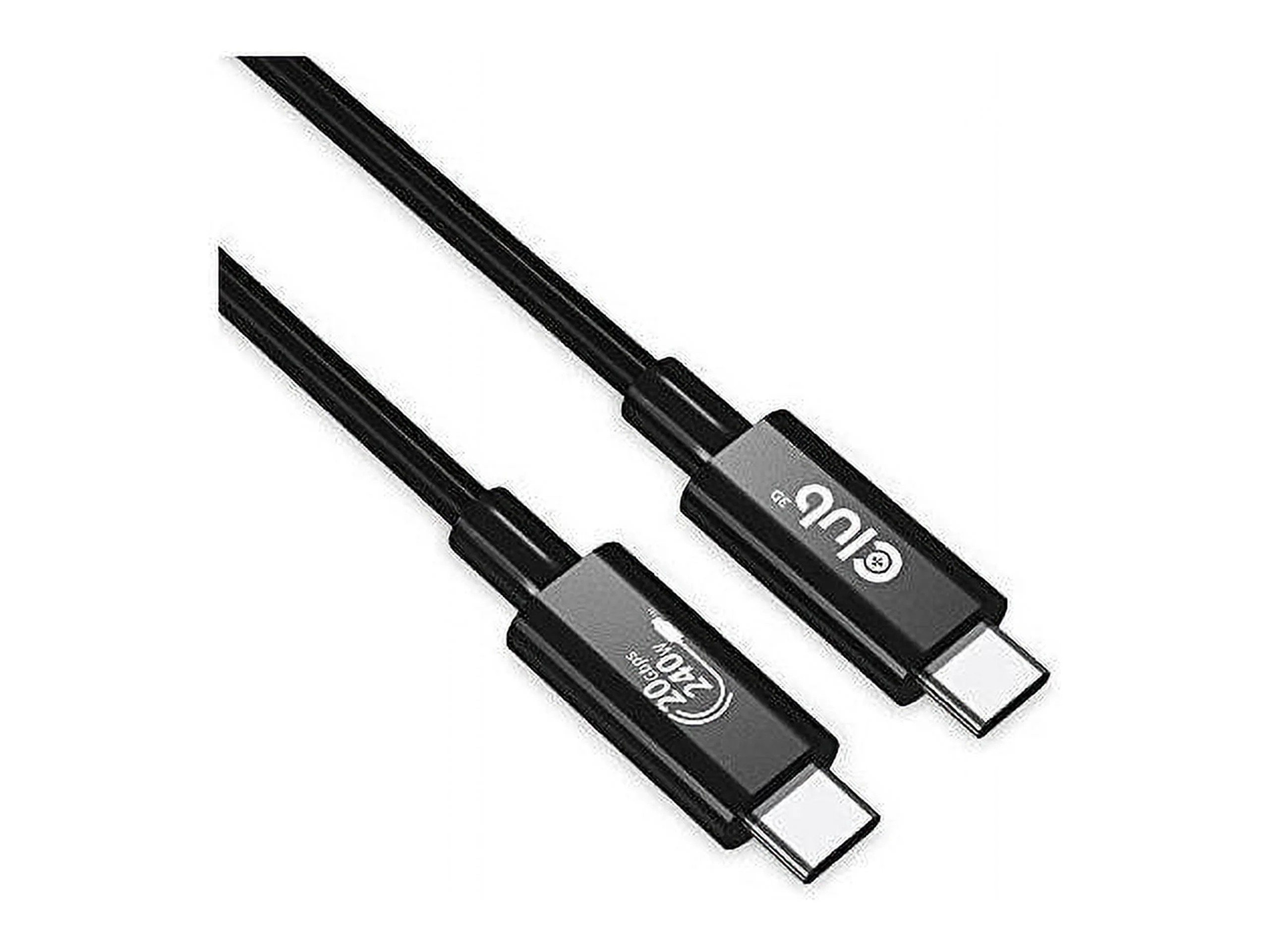 club 3d usb4 type-c gen2x2 bi-directional cable 40gbps 4k60hz 240w powerdelivery m-m 2m - 6,56ft, cac-1575