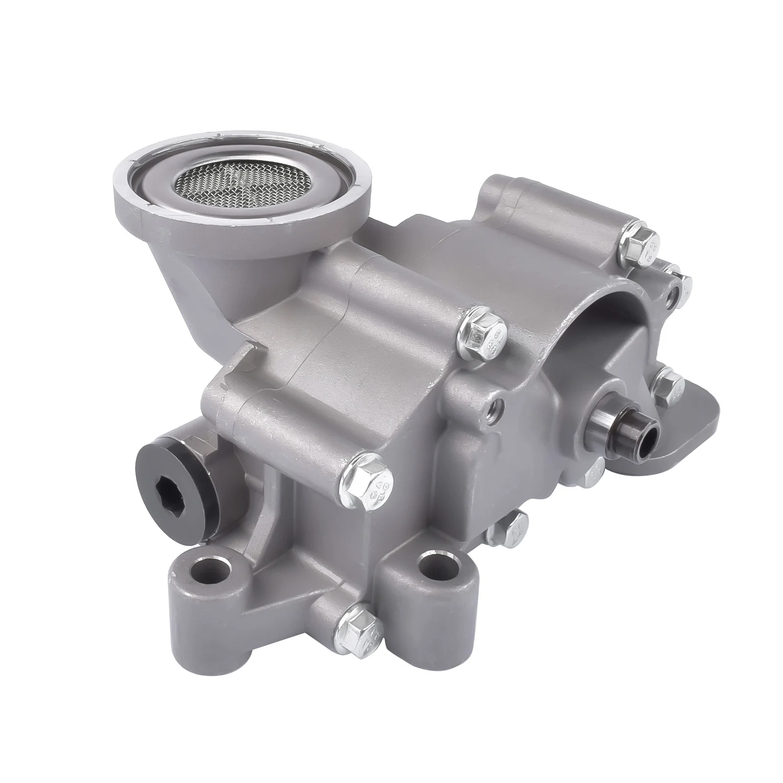 NEWZQ Engine Oil Pump Fits select: 2006-2011 Hyundai Genesis Kia Sedona Coupe Sedan Van Gray 1Pc