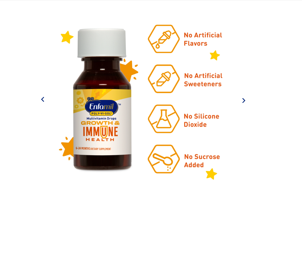 Enfamil Poly-Vi-Sol Liquid Multivitamin Supplement 50 mL (Pack of 3)