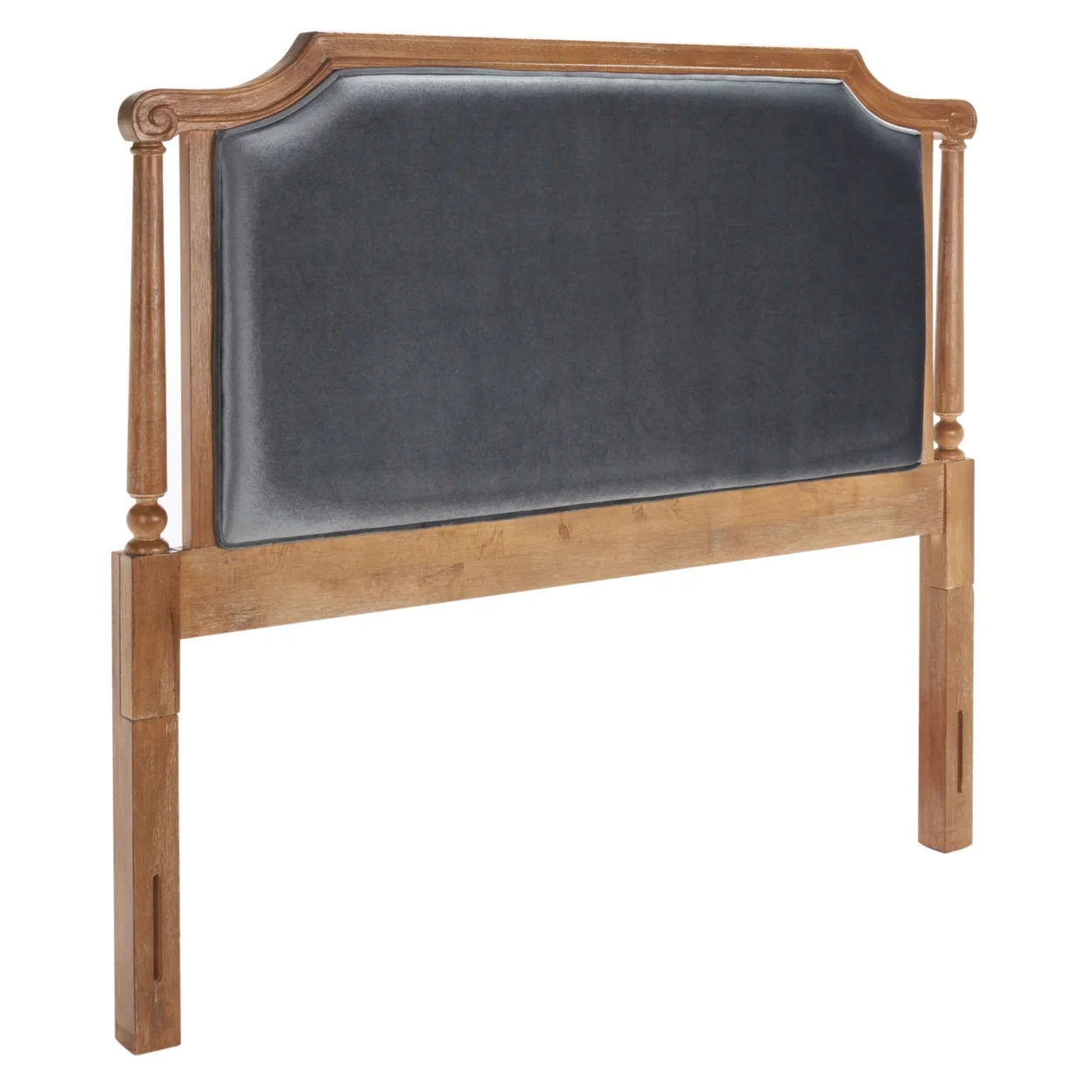 SAFAVIEH Hudson Headboard Beige / Rustic Oak Queen