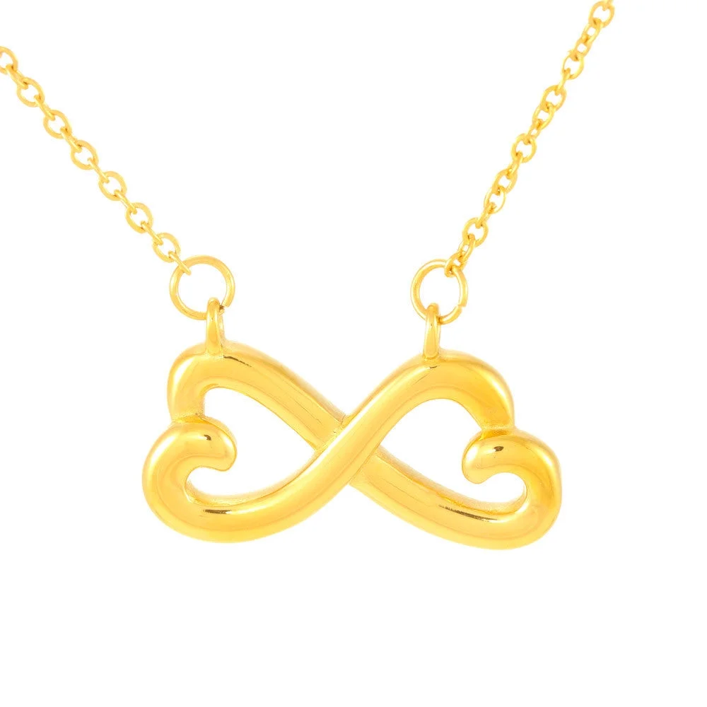 To My Wife - Of All The Things - Infinity Heart Necklace