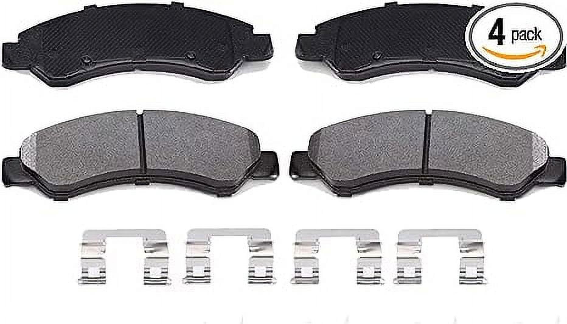 Homhougo—Advanced ceramic disc rear brake pads are suitable for 1991-2007 Accord,2002-2015 Civic CL,EL,2013-2022 ILX,Intete gra,200gra，RSX,1995-1998 TL,2004-2008 TSX,1992-1994 Vigor,07-13 SX4
