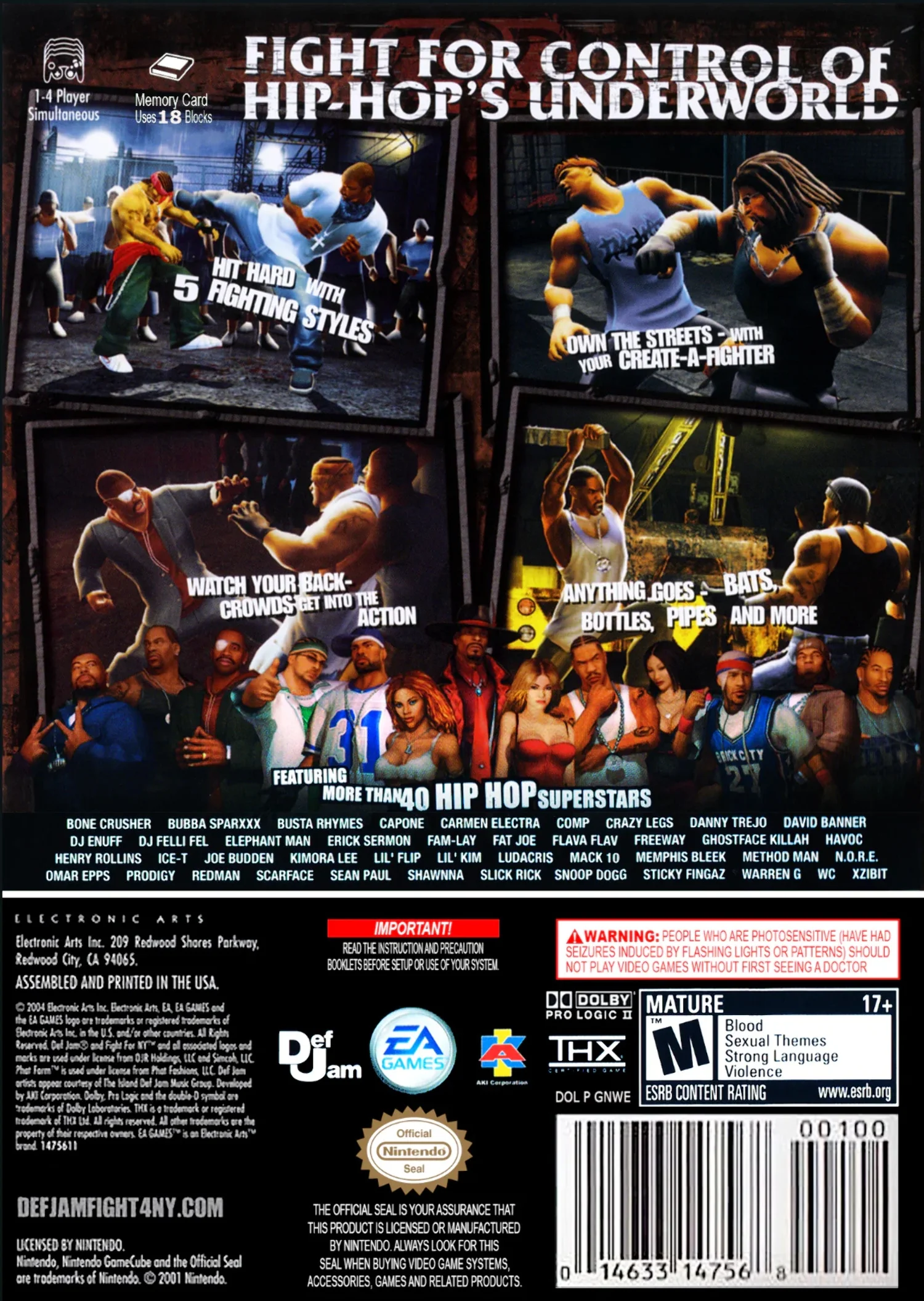 Def Jam: Fight for NY | Nintendo GameCube