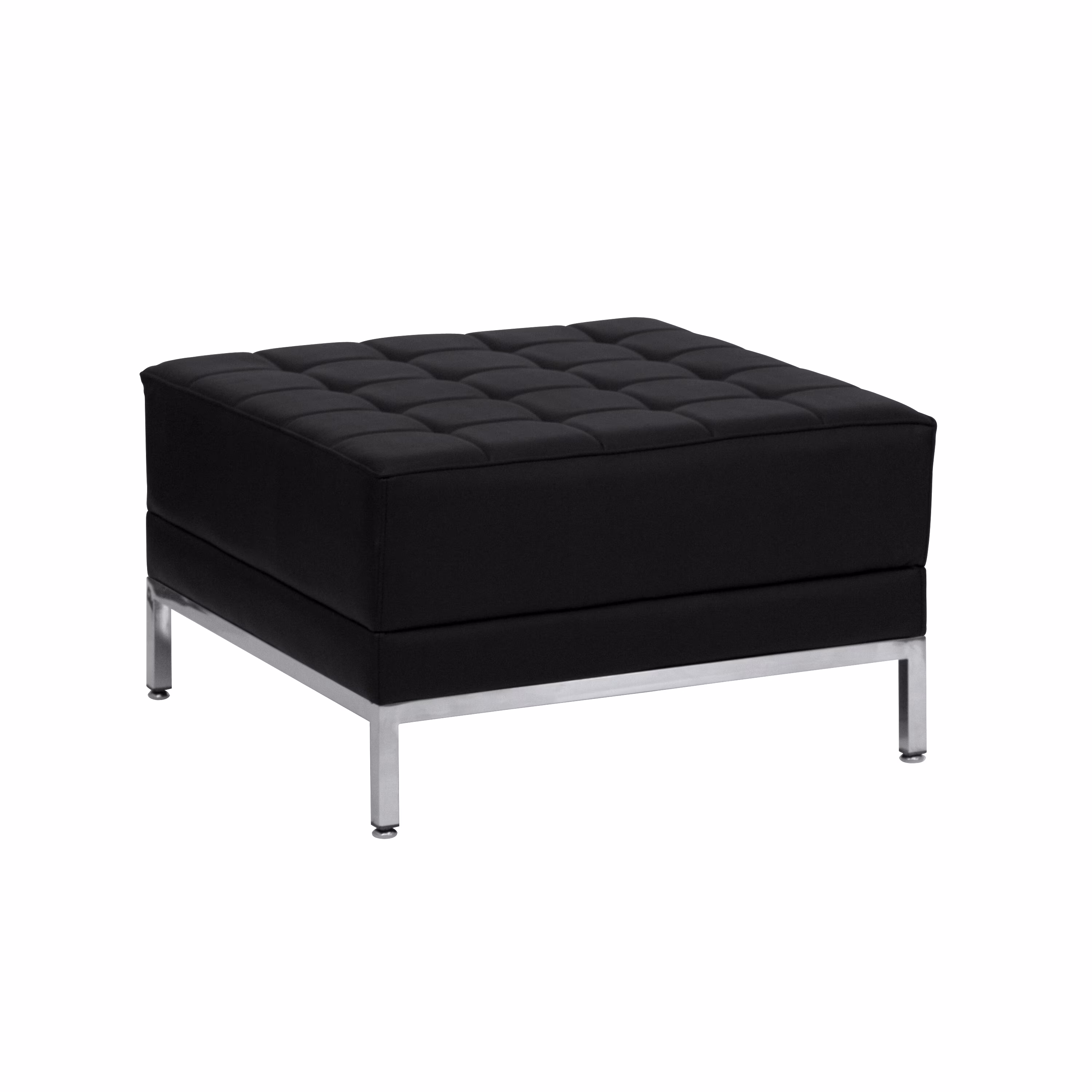 Flash Furniture HERCULES Imagination Series Black LeatherSoft Ottoman