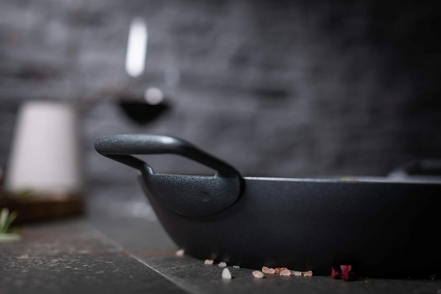 1 1 Frying Pan Iron with Side Handles 12.5