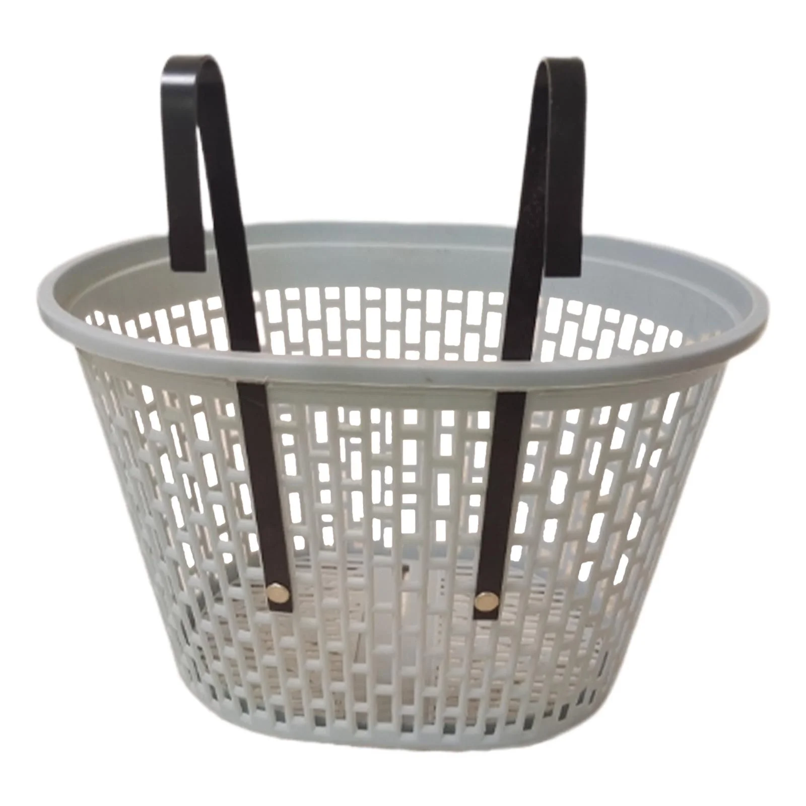 Folding Bike Frame Basket, Bike Cargo Rack Balance Bike Tricycle, Pet Carrying Carrier, Boys Multi Purpose Camping, Bike Handlebar Front Basket Grey