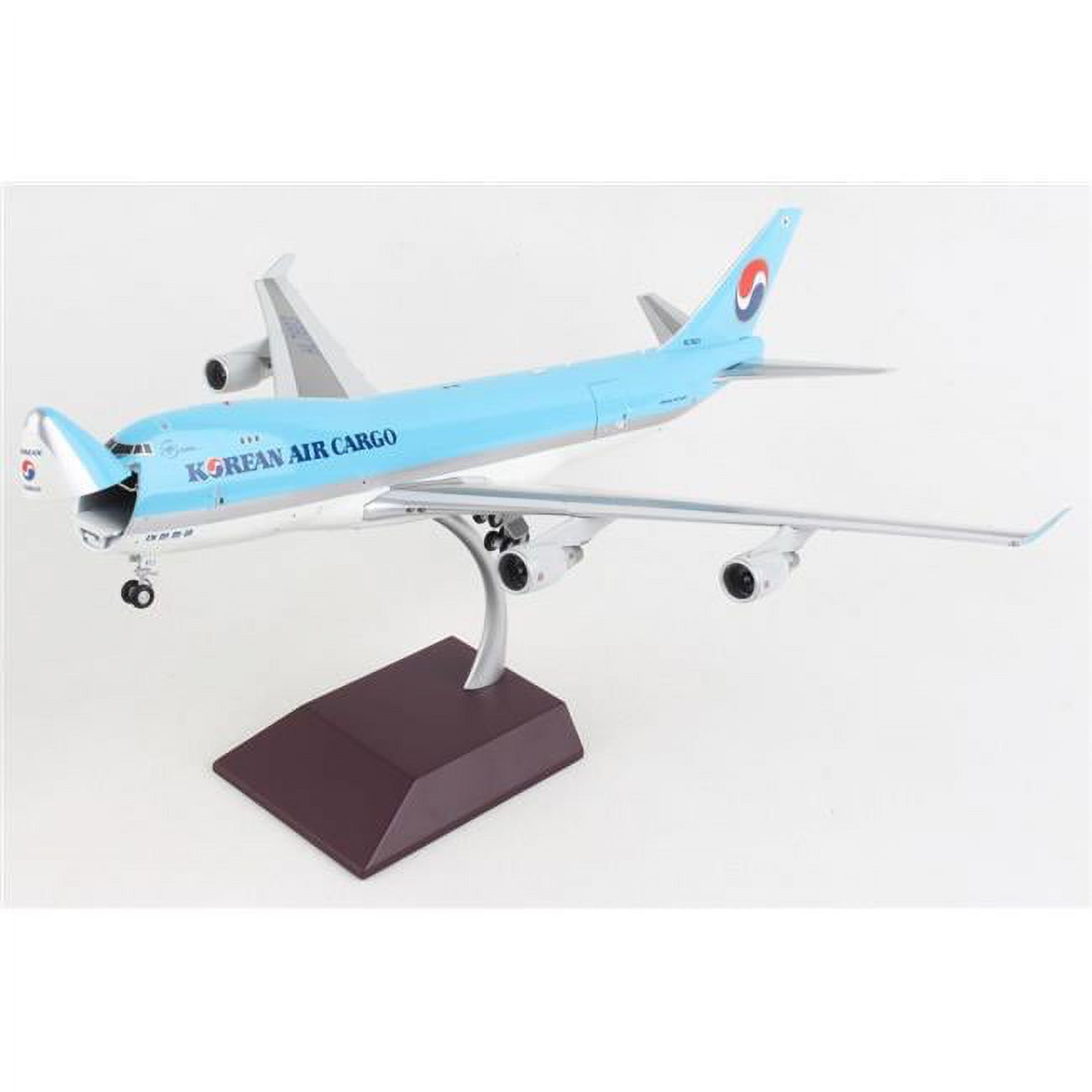 Gemini200  1-200 Scale Korean Air Cargo 747-400ERF Hl7603 Interacti Model Airplane