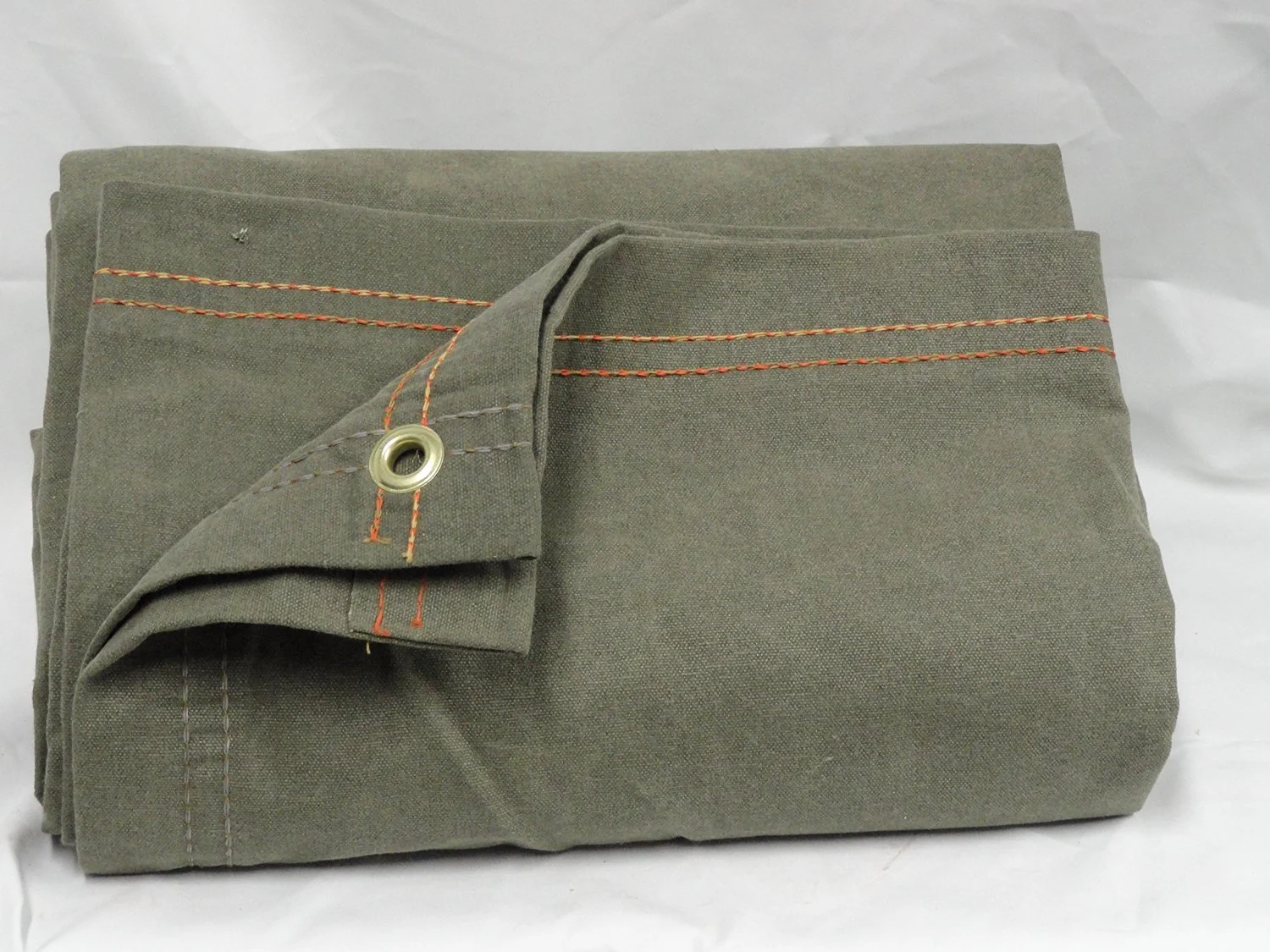 12' x 16' Olive Drab Canvas Tarp