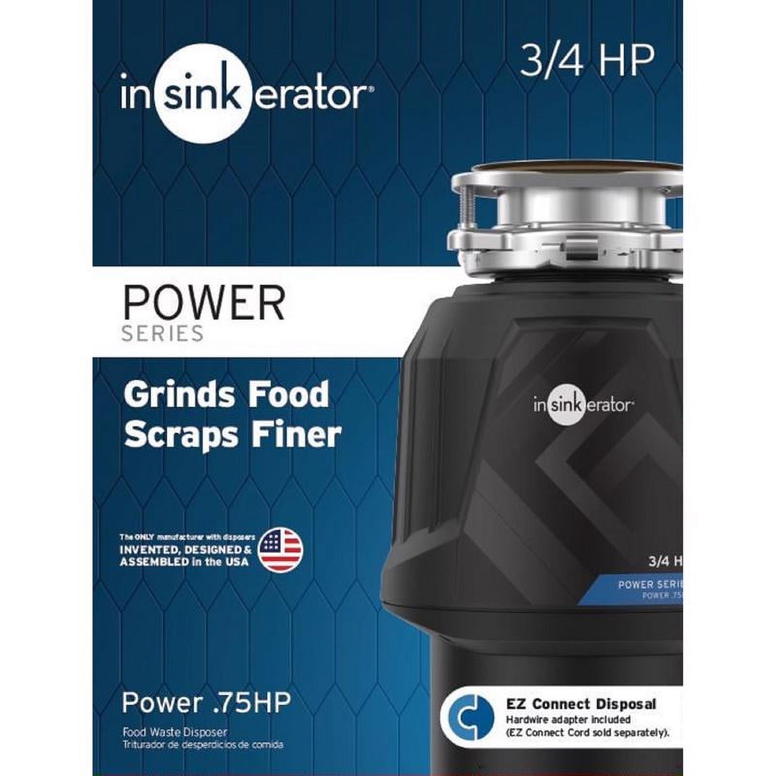 InSinkErator 4021137 Power Series 0.75 HP Continuous Feed Garbage Disposal