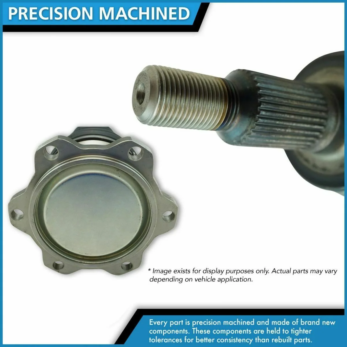 Complete Front CV Axle Shaft Set Pair For 1983-1996 Chevrolet GMC Oldsmobile