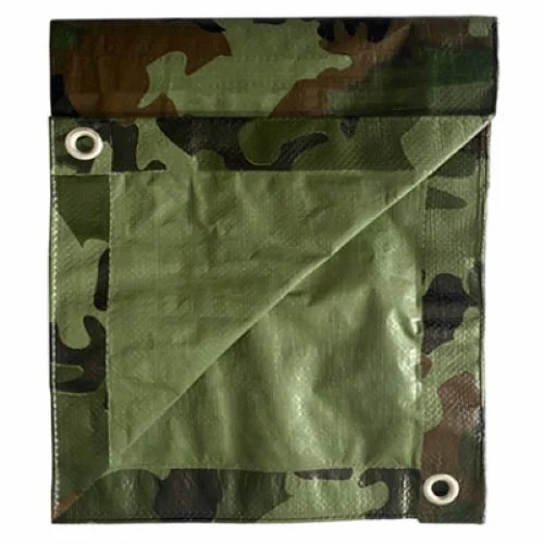 ITM MD-GT-CG-1216 12' Foot x 16' Foot Poly Camouflage Storage Tarp Cover - Quantity of 2