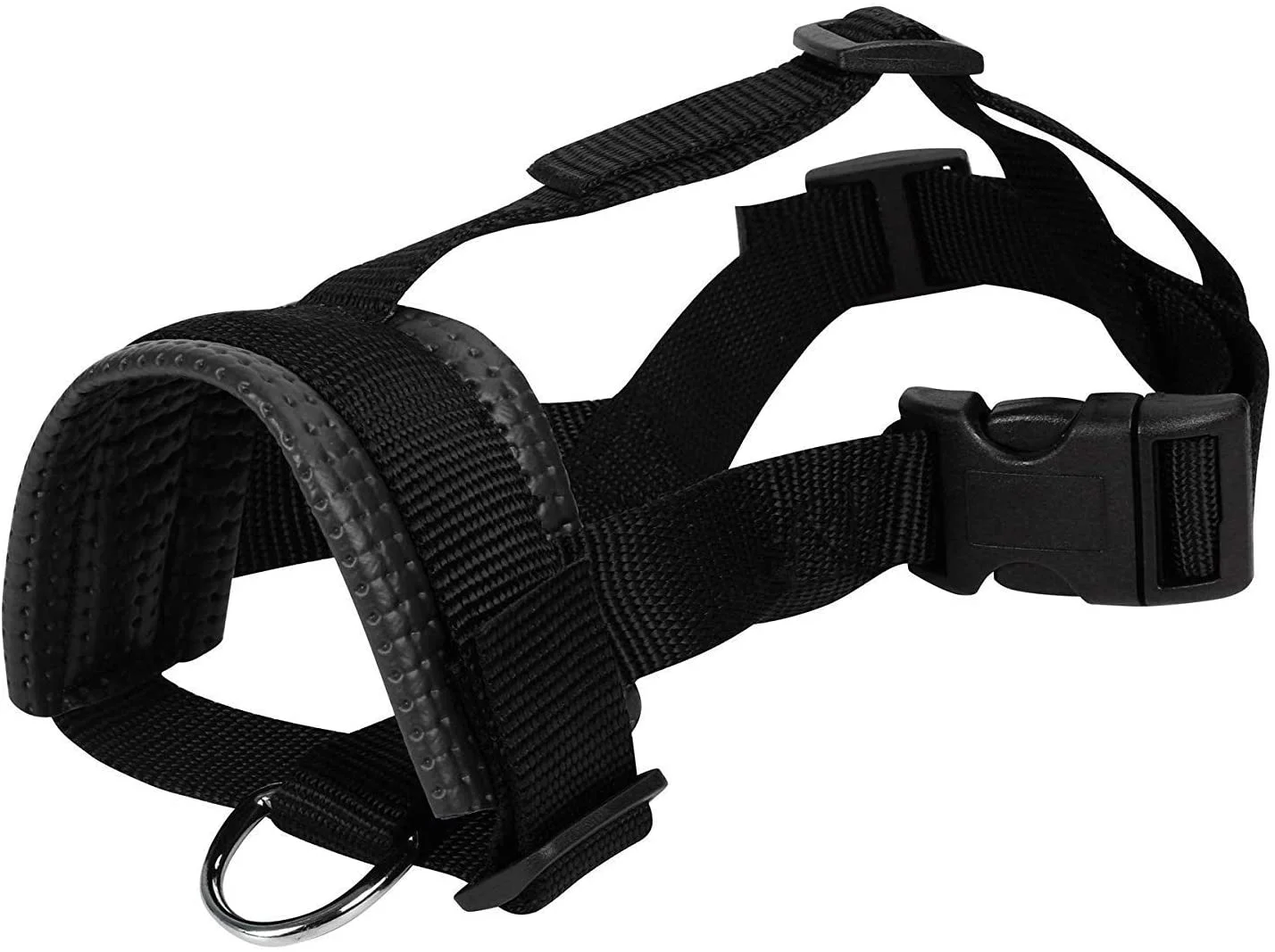 Head Strap Dog Muzzle Prevent from Taking Off by Paws for Small,Medium and Large Dogs(XL/Black)