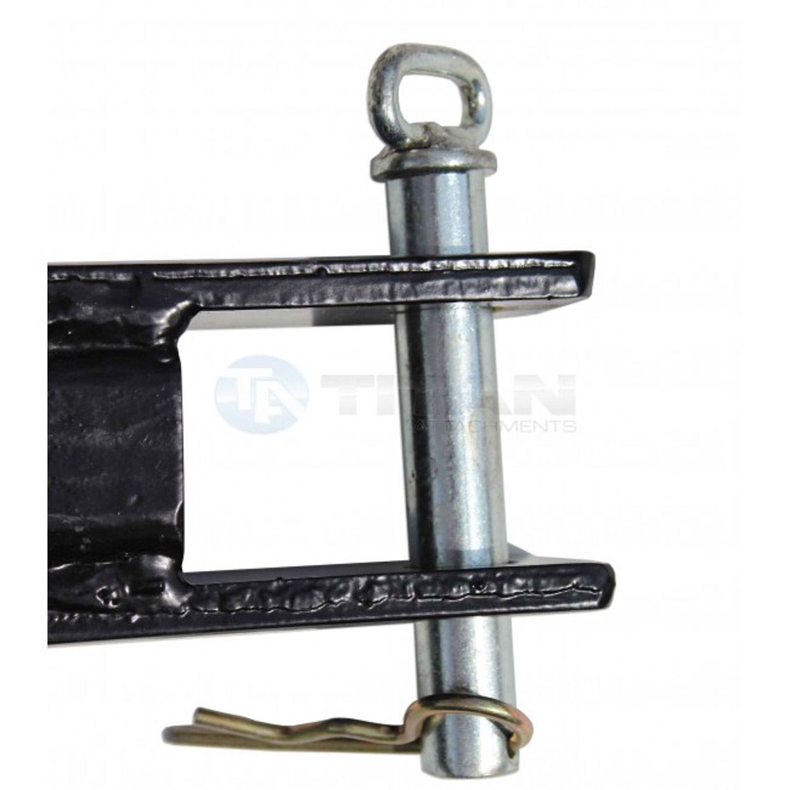 Titan Attachments Trailer Mover 3 Point Hitch Adapter Includes Cat 1 Pins and 2 in Receiver Drawbar Powder Coated Steel Easy to Install