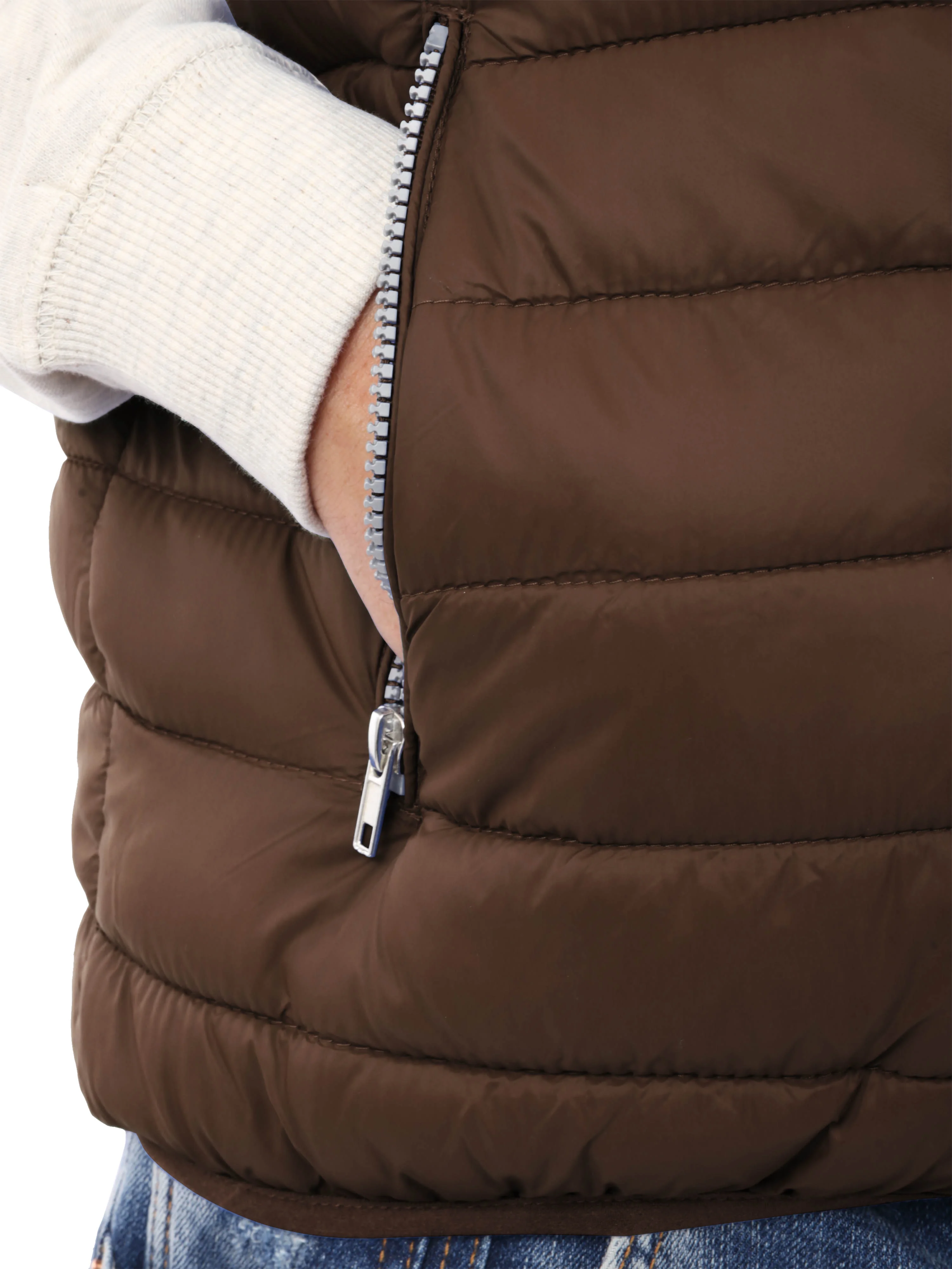 Ma Croix Mens Ultra Light Puffer Down Hooded Vest Polyester Padded Packable All Season Vest