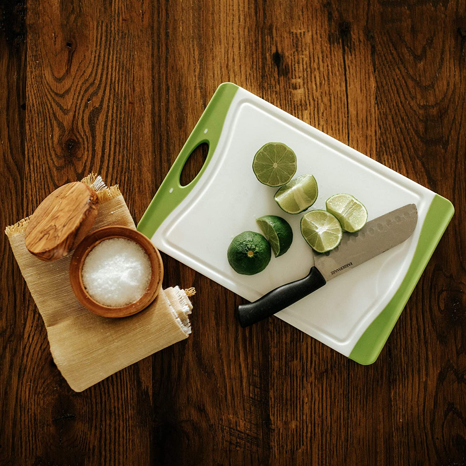 Thirteen Chefs Non-Slip Plastic Cutting Board Set