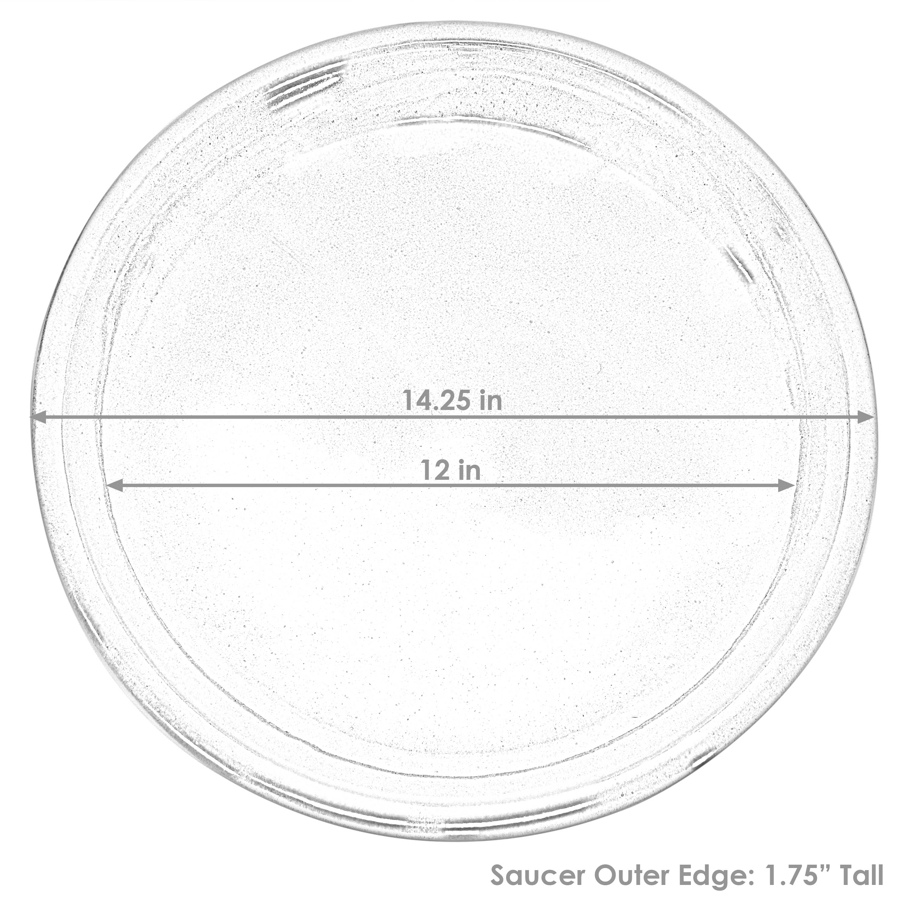 Sunnydaze Set of 4 Glazed Ceramic Planter Saucers - Gray - 12