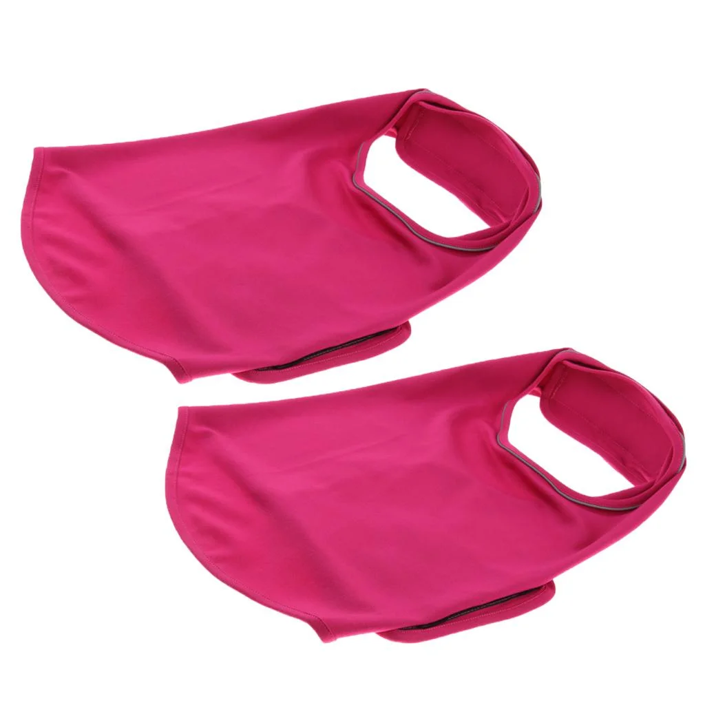 2 Pcs Dog Thunder Jacket Comfort Calming Wrap Vests for Small Medium Large XL Dogs, Rose Red, XS/L
