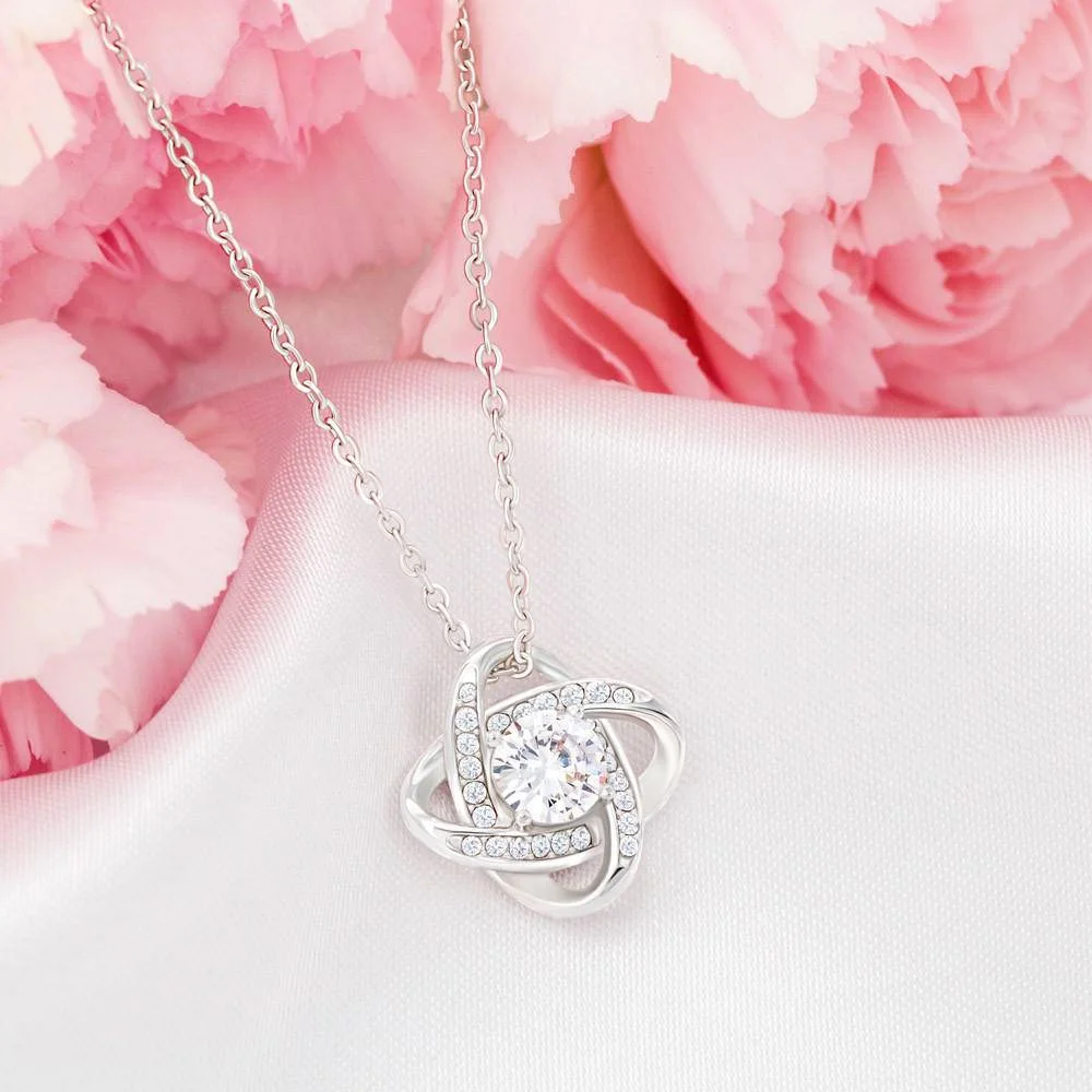 To My Sister - A Wonderful Sister - Love Knot Necklace